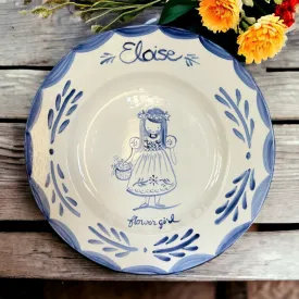 Flower Girl Plate