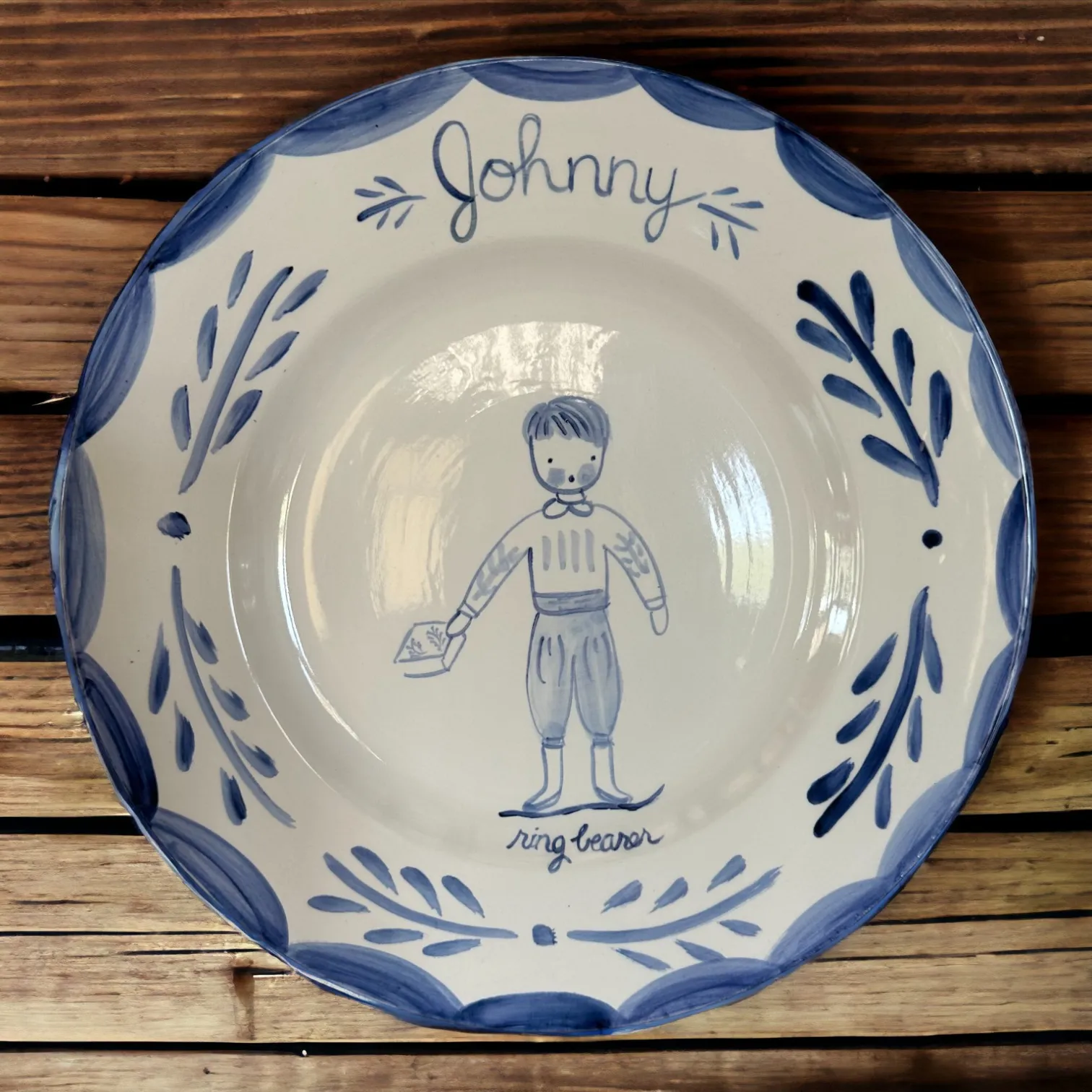 Flower Girl Plate