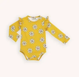 Flower Ruffled Bodysuit
