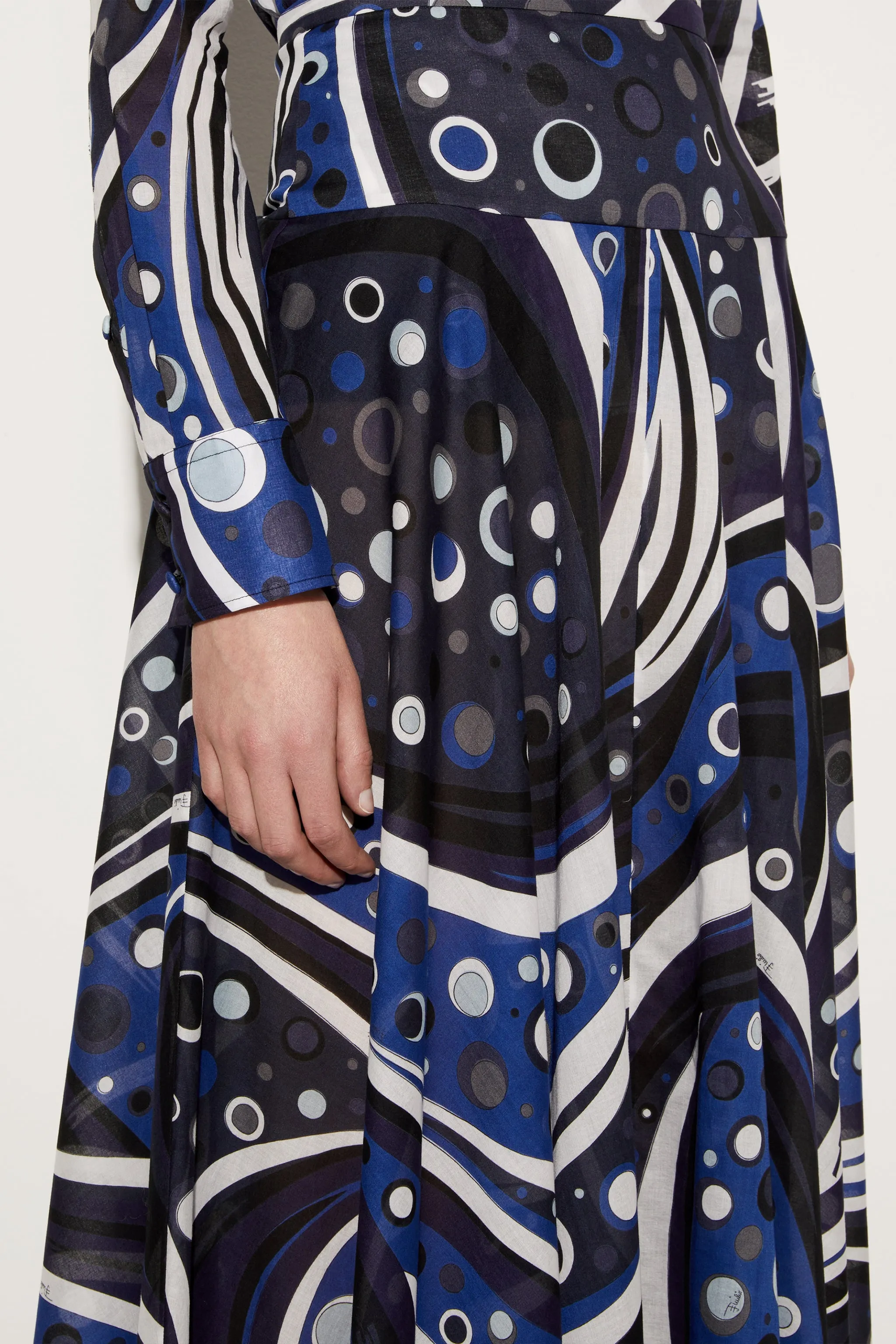 Cotton Skirt in Fontane Print - Enhancedtitle for an e-commerce product.