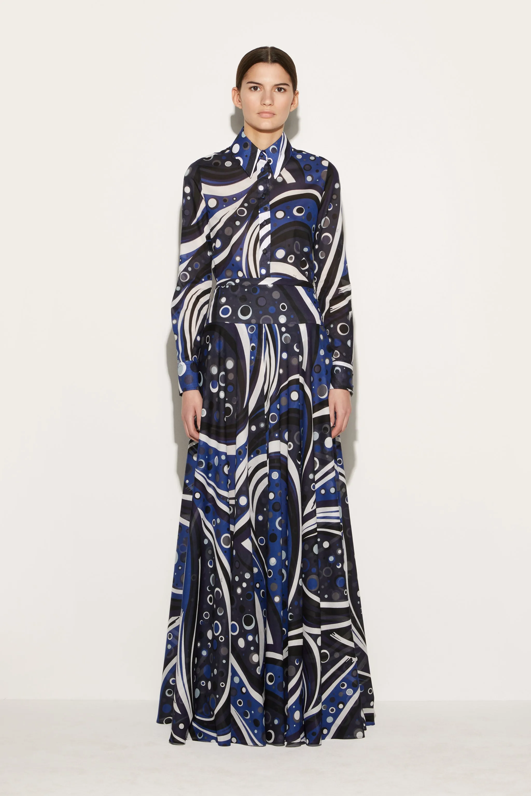 Cotton Skirt in Fontane Print - Enhancedtitle for an e-commerce product.