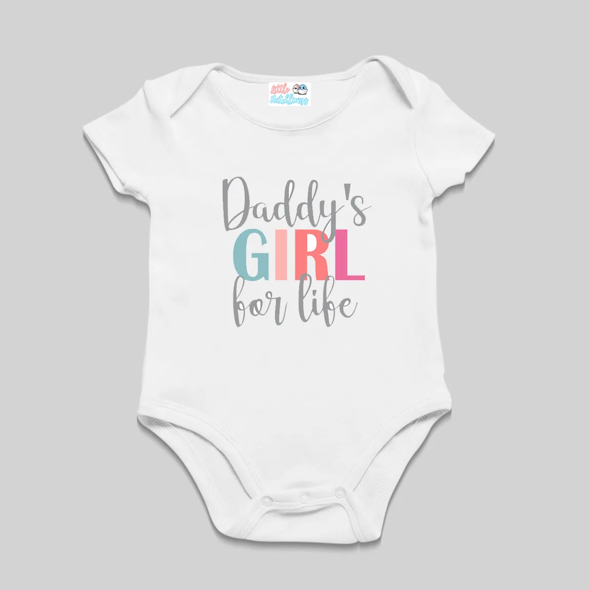Girl Dad   Daddy's Girl Black And White Combo