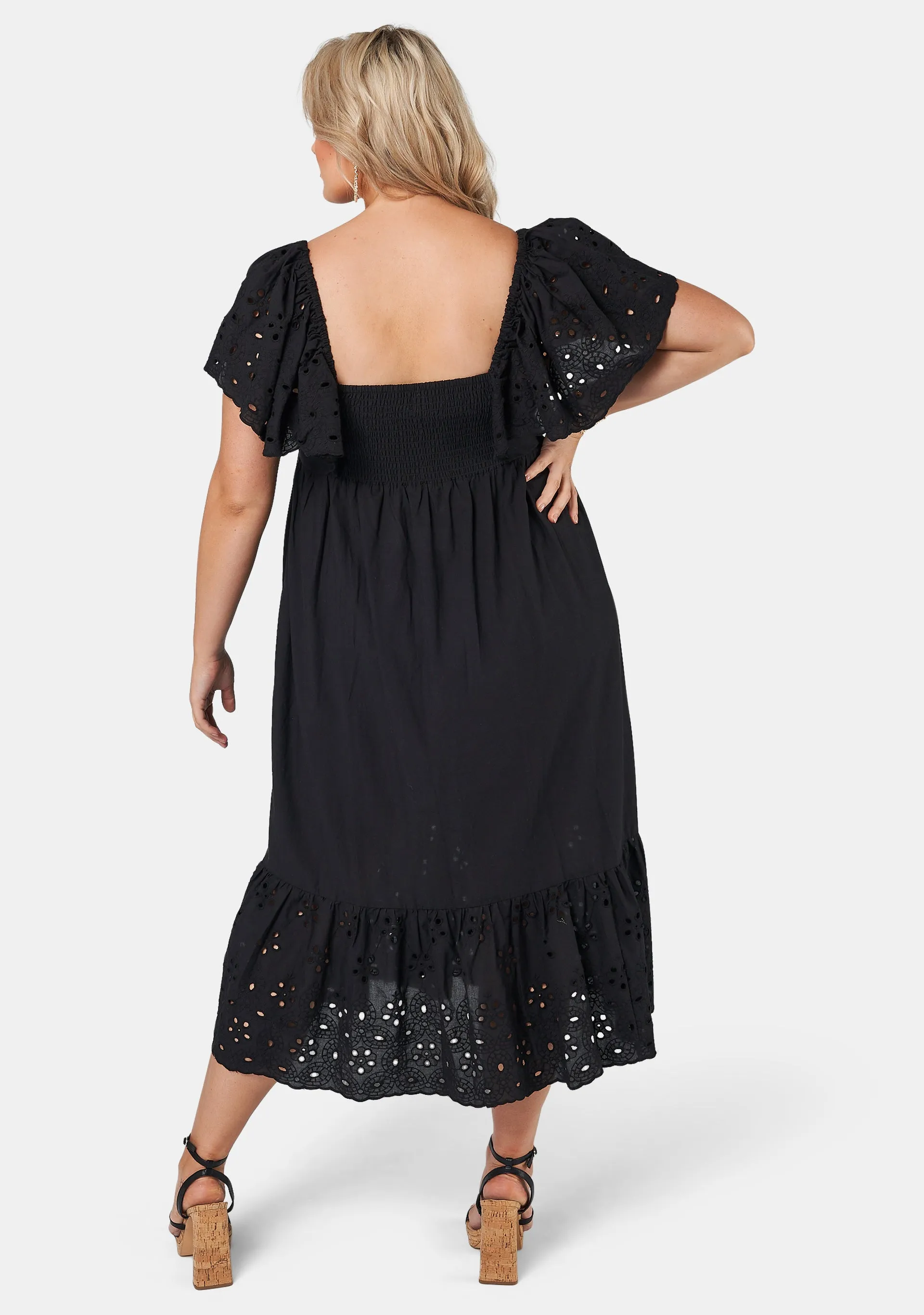 Girlz Broderie Maxi Dress
