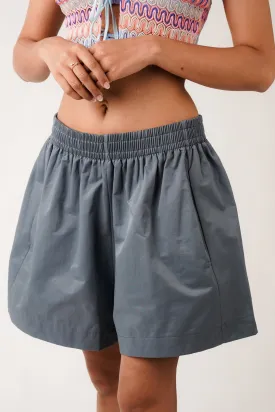 Grey Elasticated Shorts