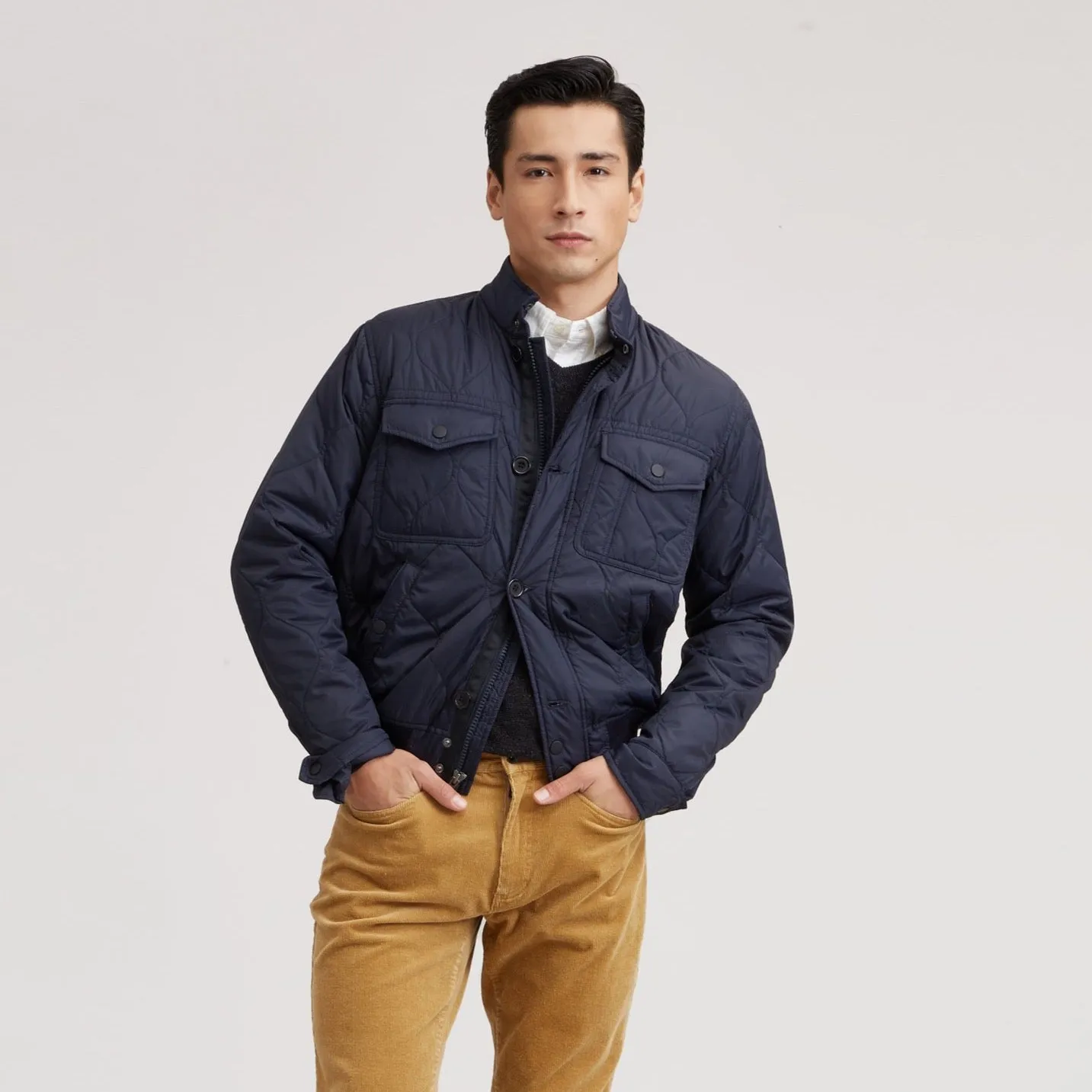 Hamilton Quilted Cruiser - Navy