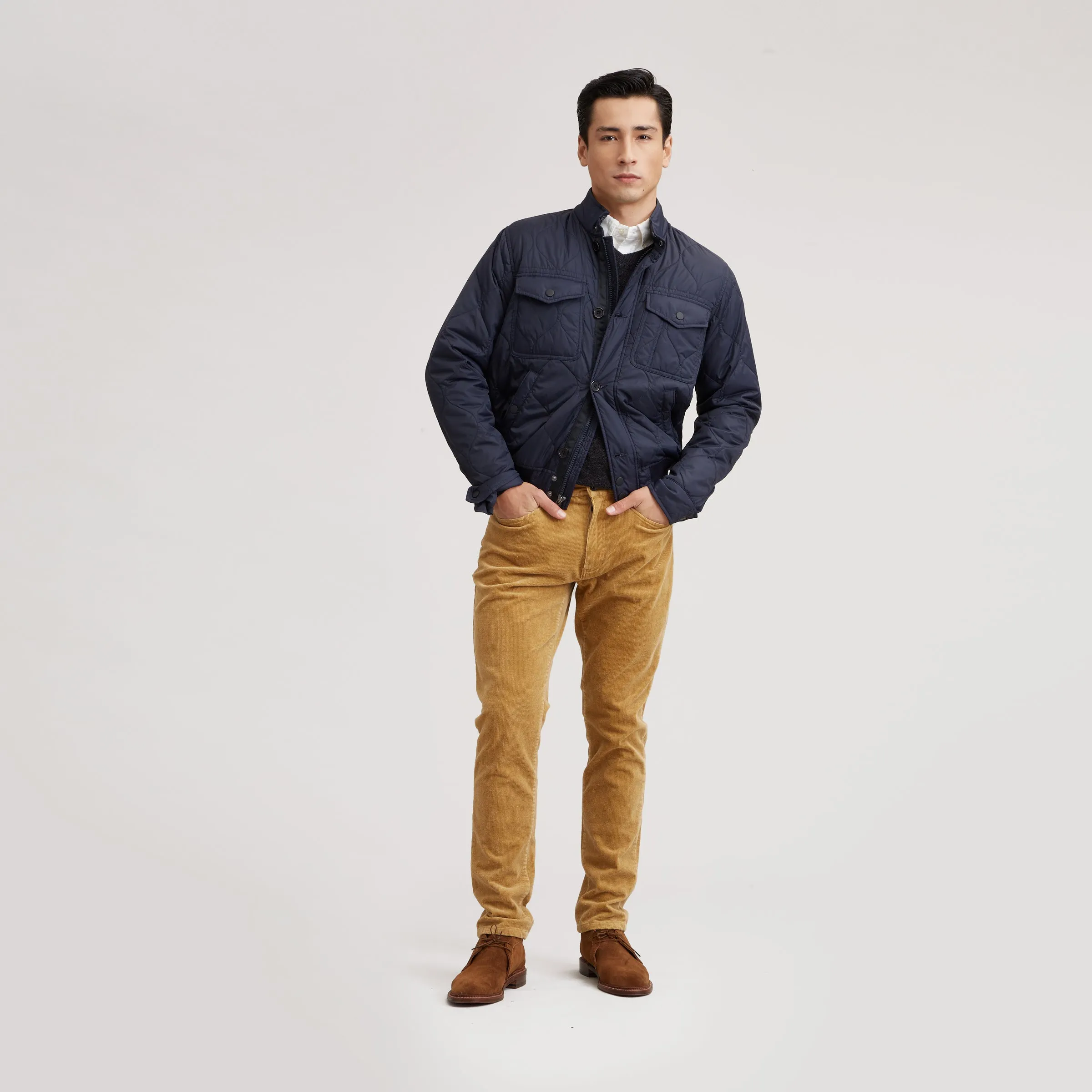 Hamilton Quilted Cruiser - Navy