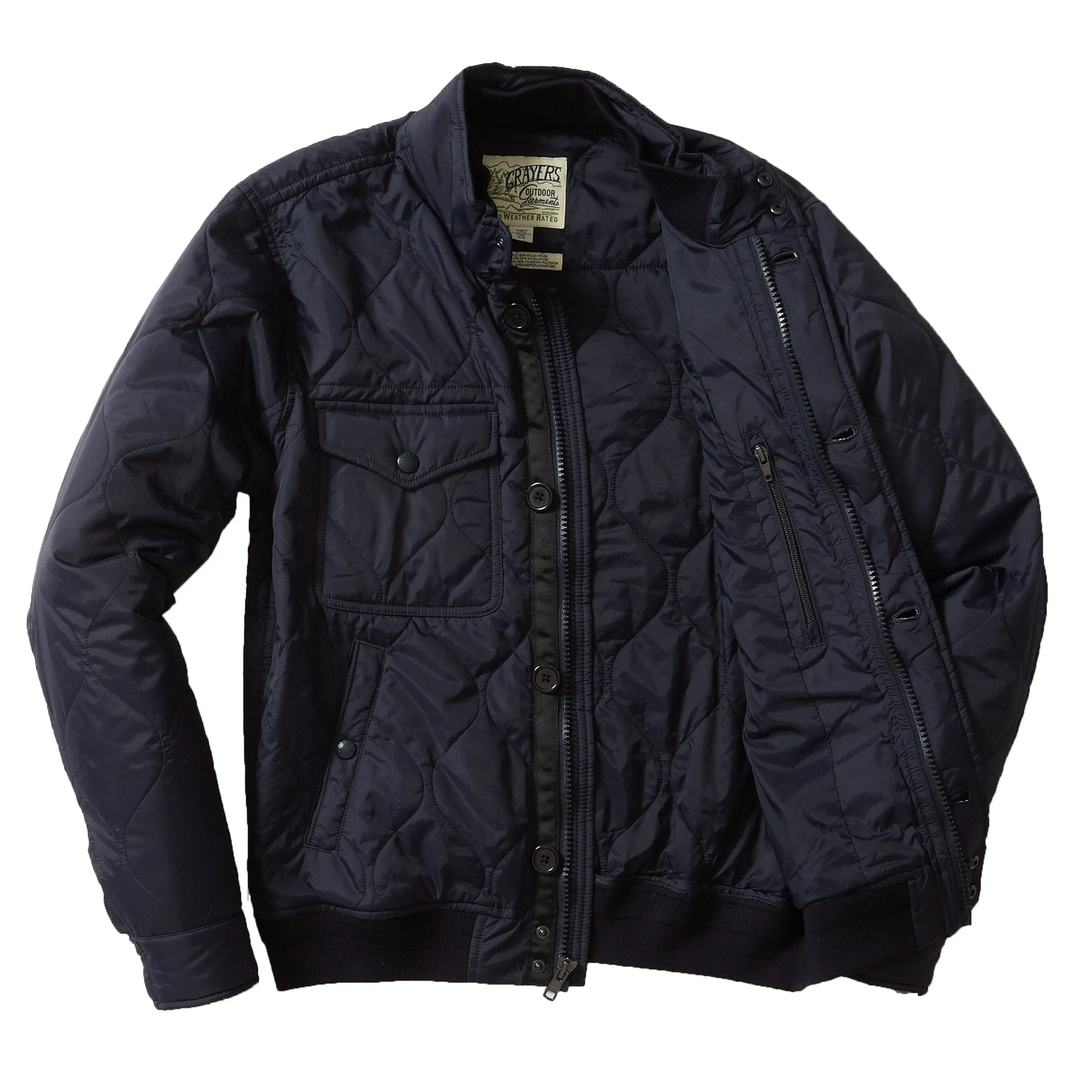 Hamilton Quilted Cruiser - Navy