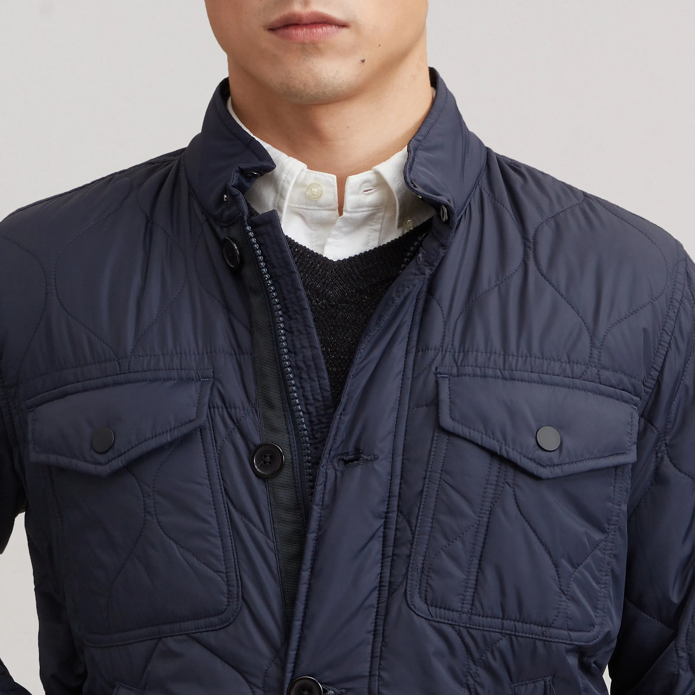 Hamilton Quilted Cruiser - Navy