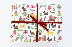 Holiday Dogs Wrapping Sheets