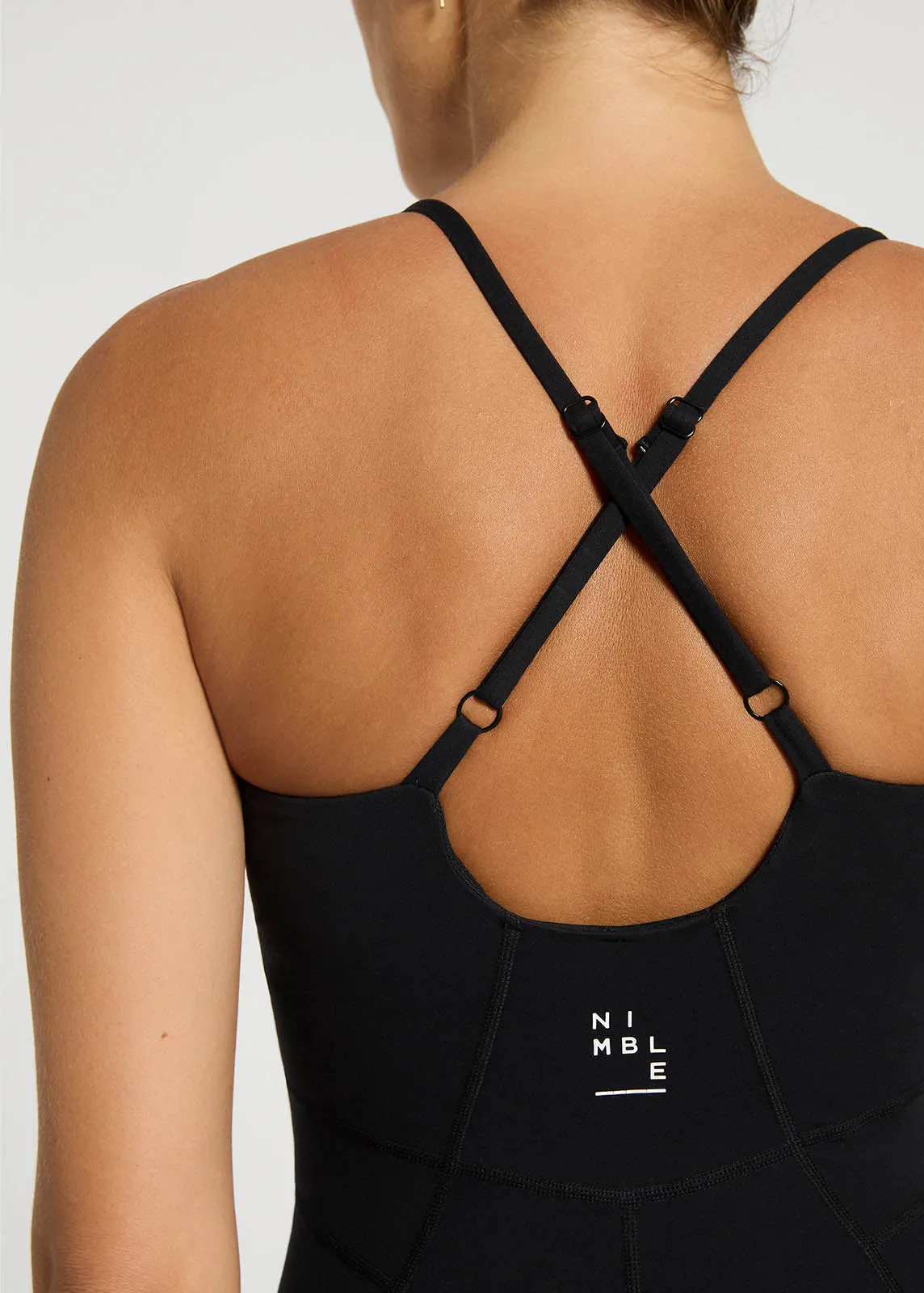 In Motion Strappy Ankle Onesie