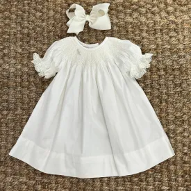 Ivory Smocked Heirloom Dress