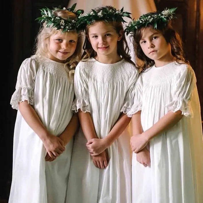 Ivory Smocked Heirloom Dress