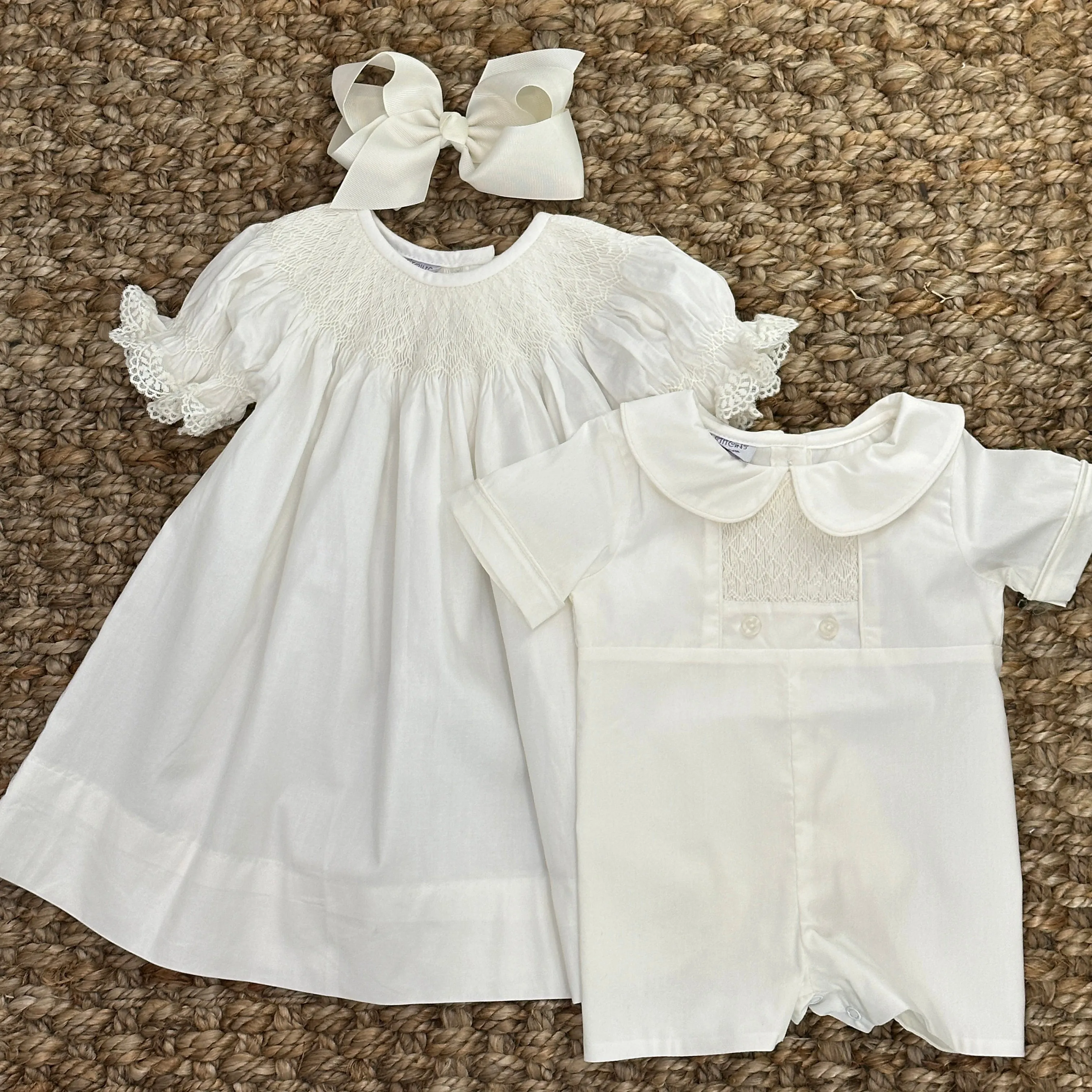 Ivory Smocked Heirloom Dress