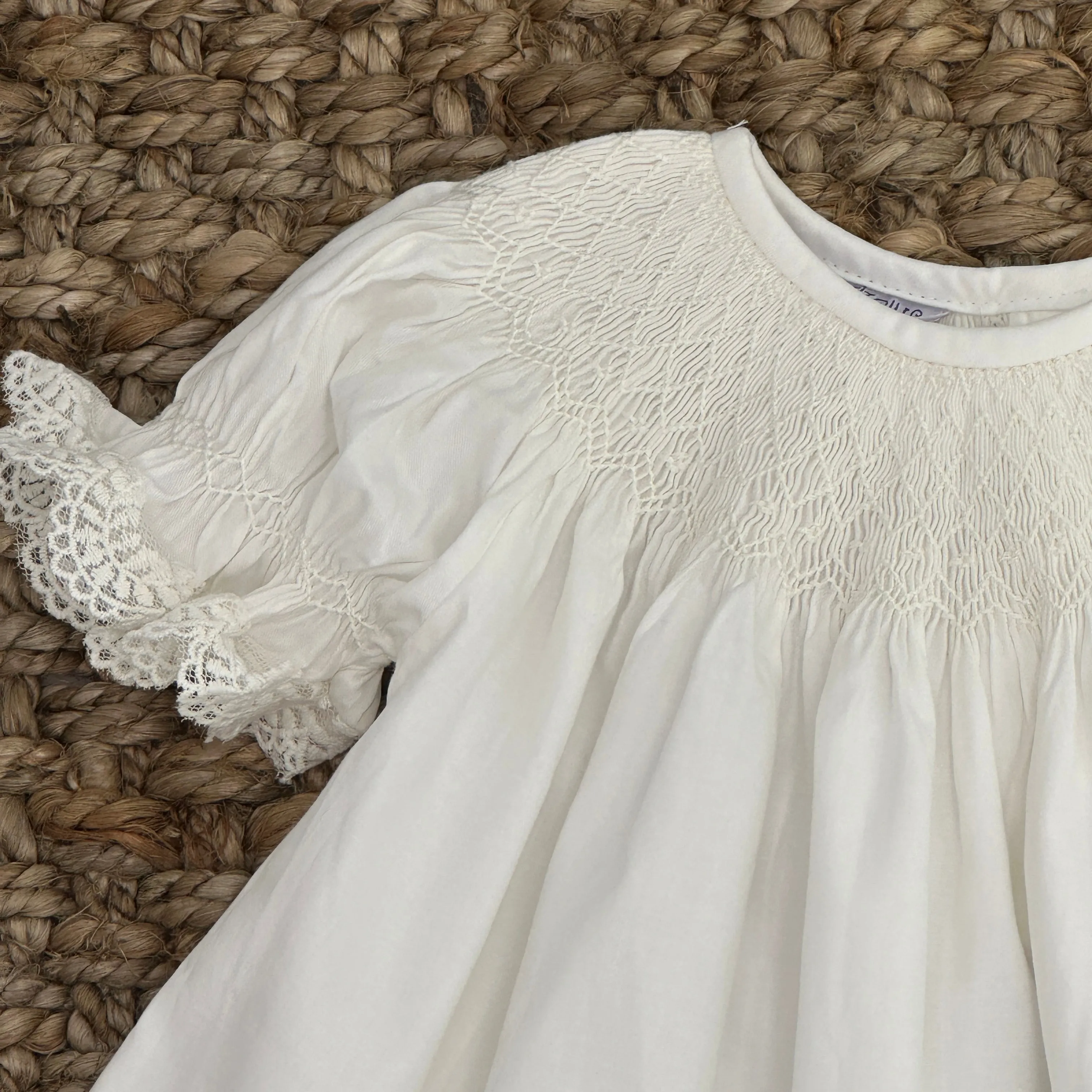 Ivory Smocked Heirloom Dress