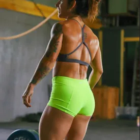 Keep Moving Lined Shorts - Highlighter