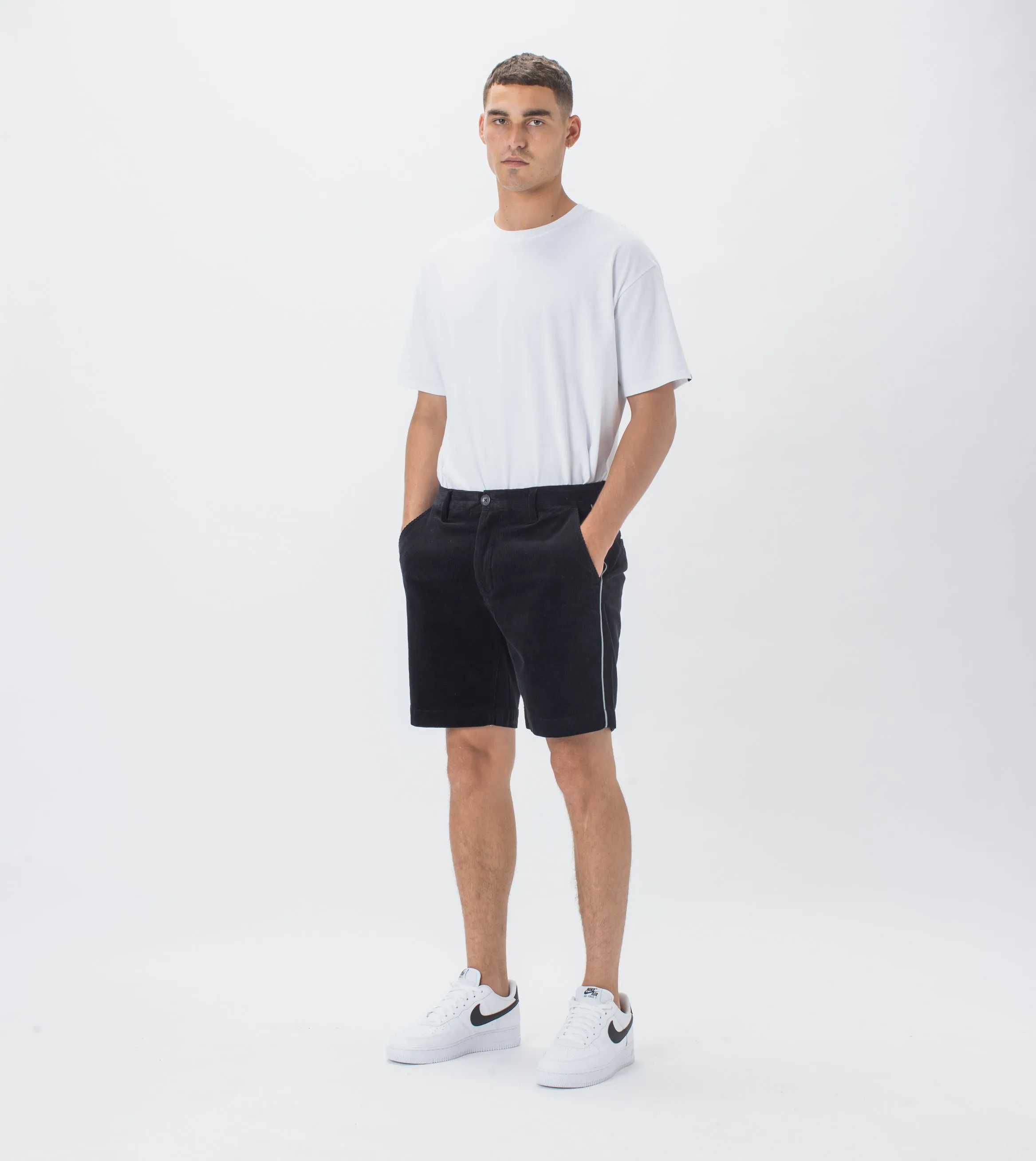 Kyoto Cord Short Black