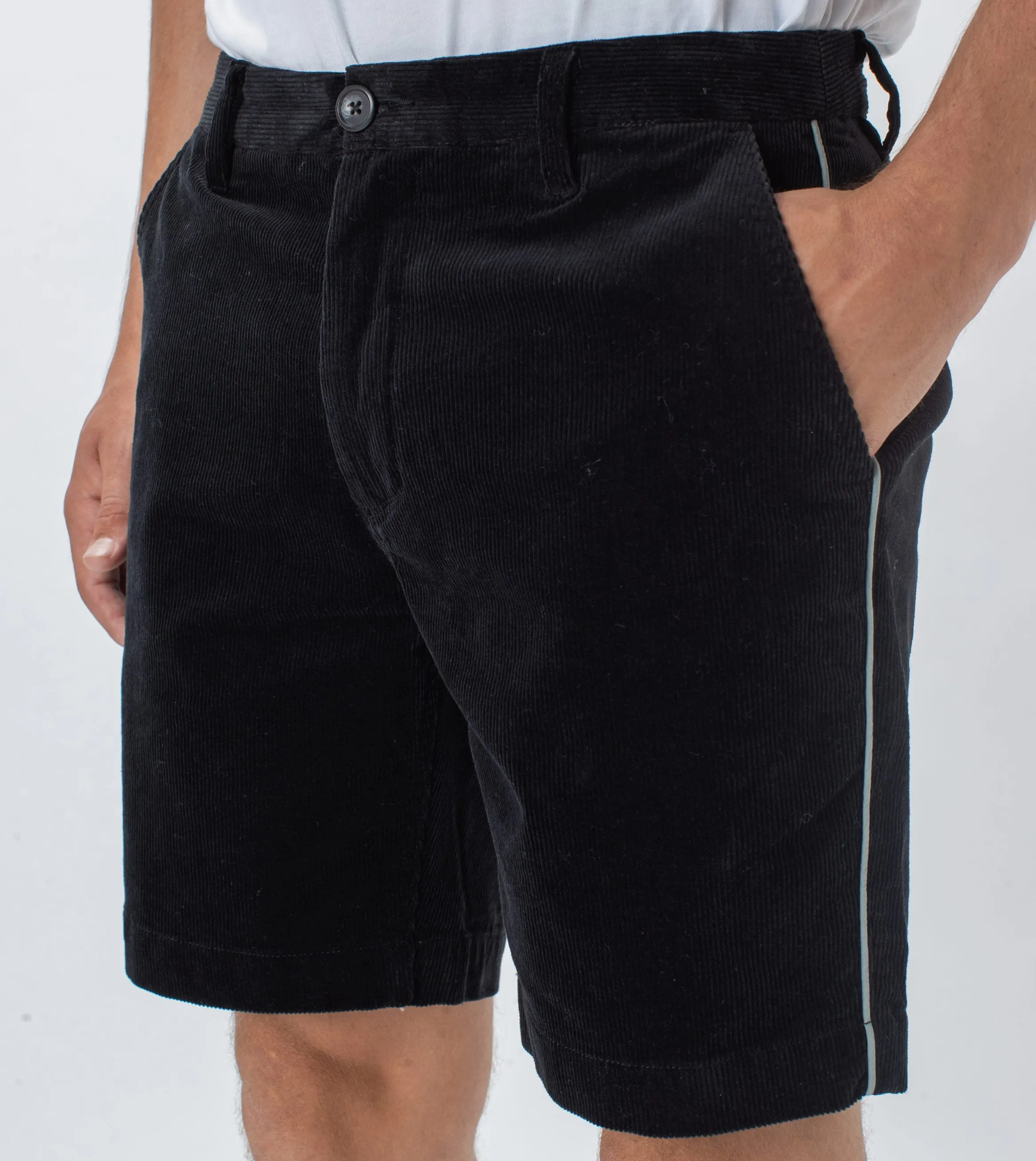 Kyoto Cord Short Black