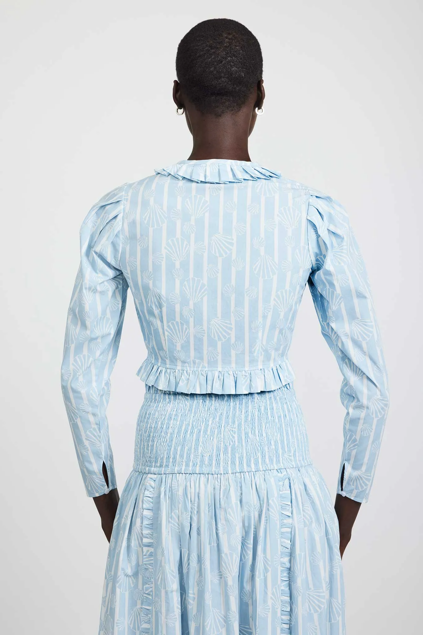Laura Ashley x BATSHEVA Wynn Blouse in Honningtoft Shells