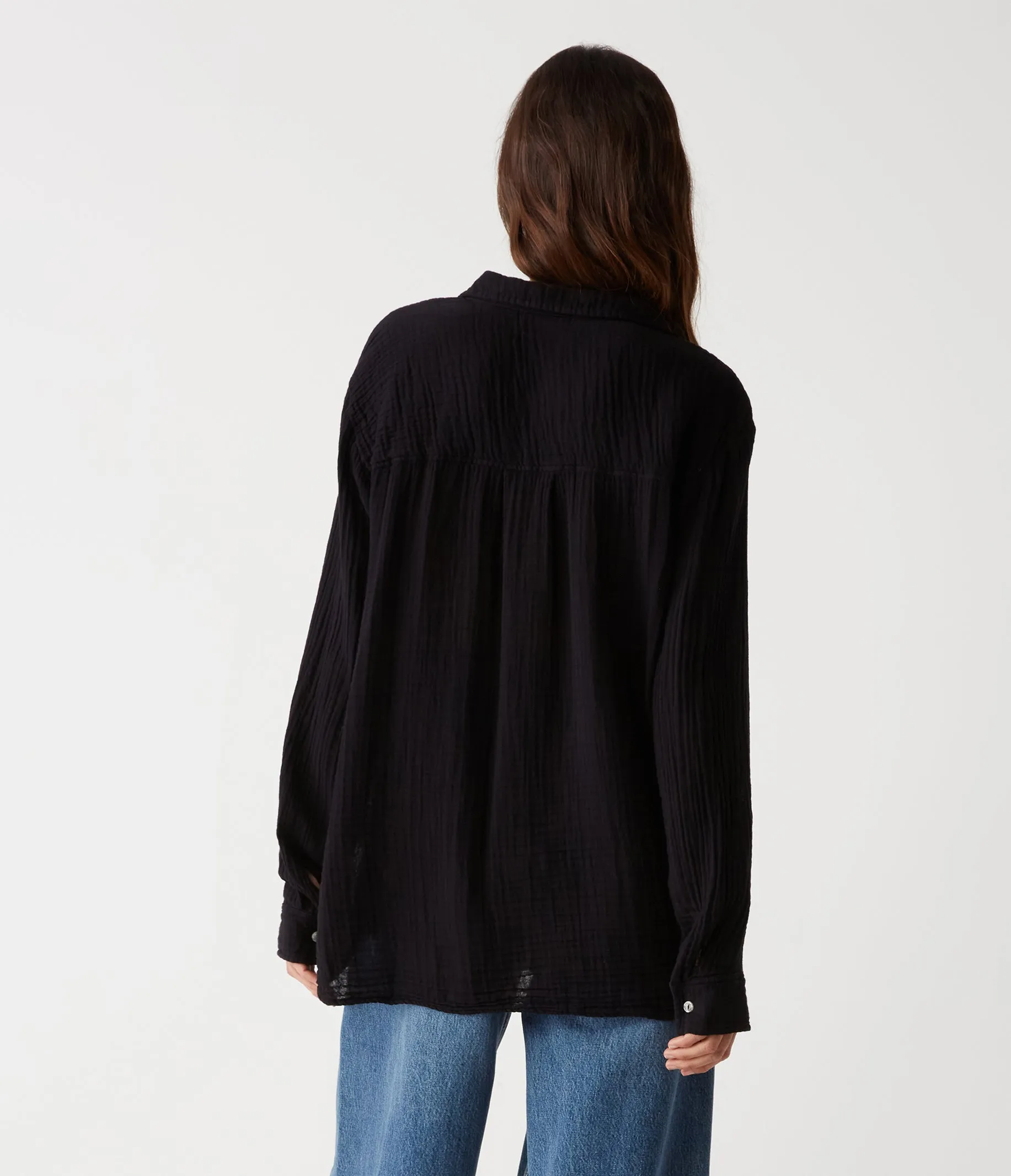 Leo Gauze Button Down Shirt