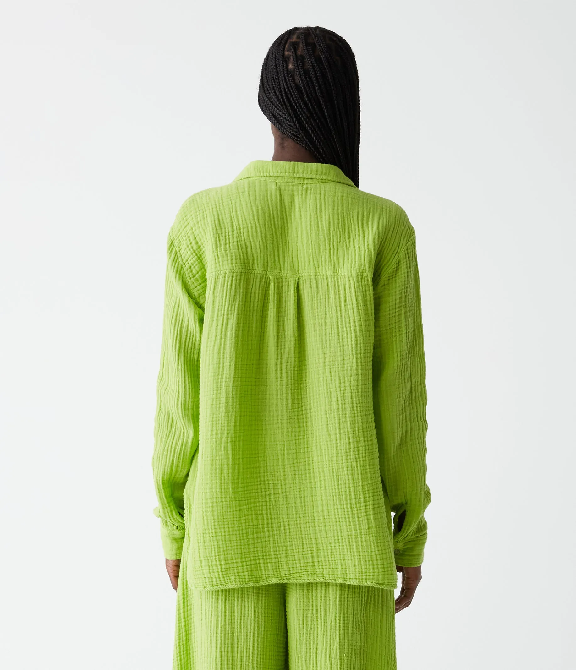 Leo Gauze Button Down Shirt