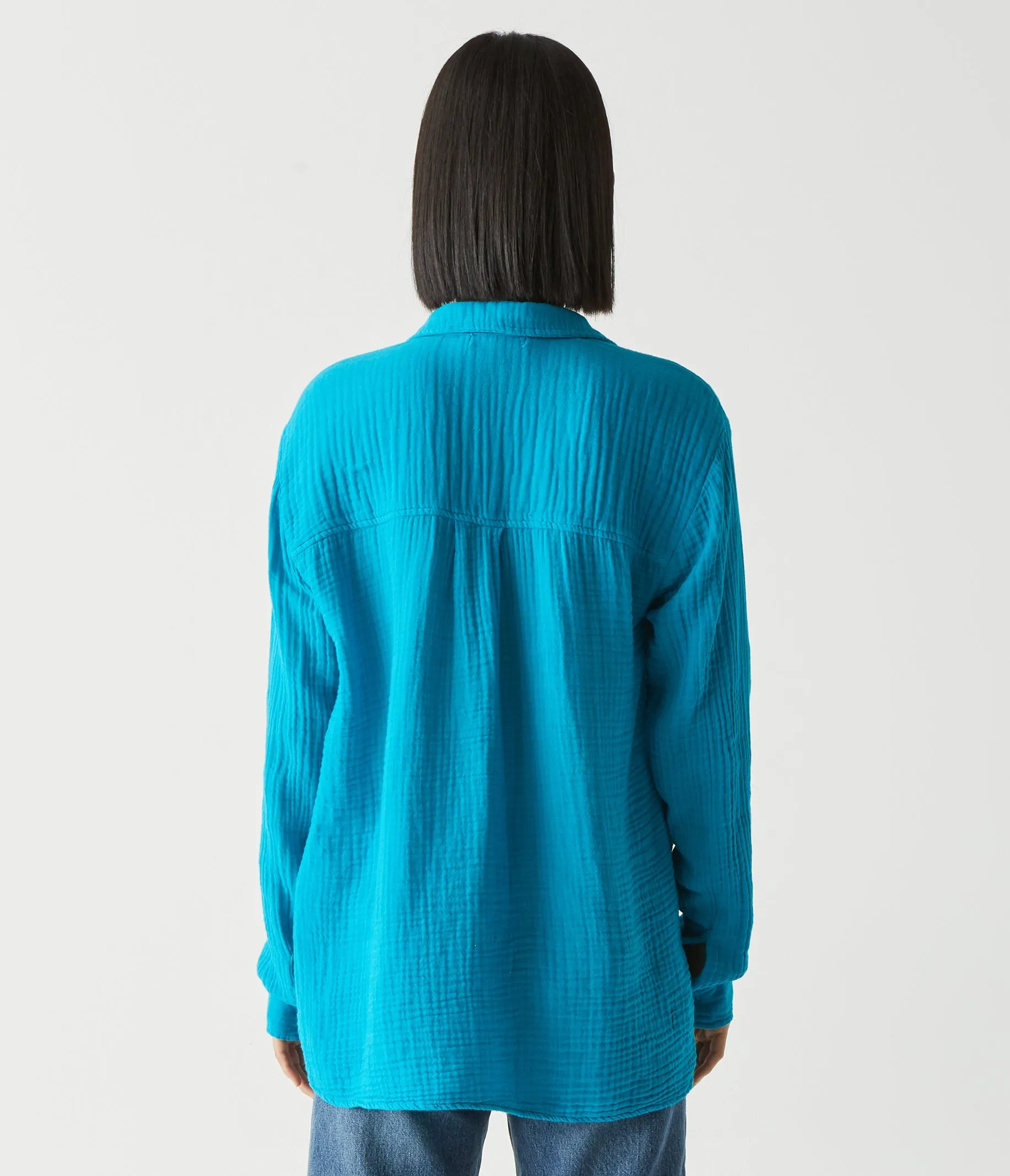Leo Gauze Button Down Shirt