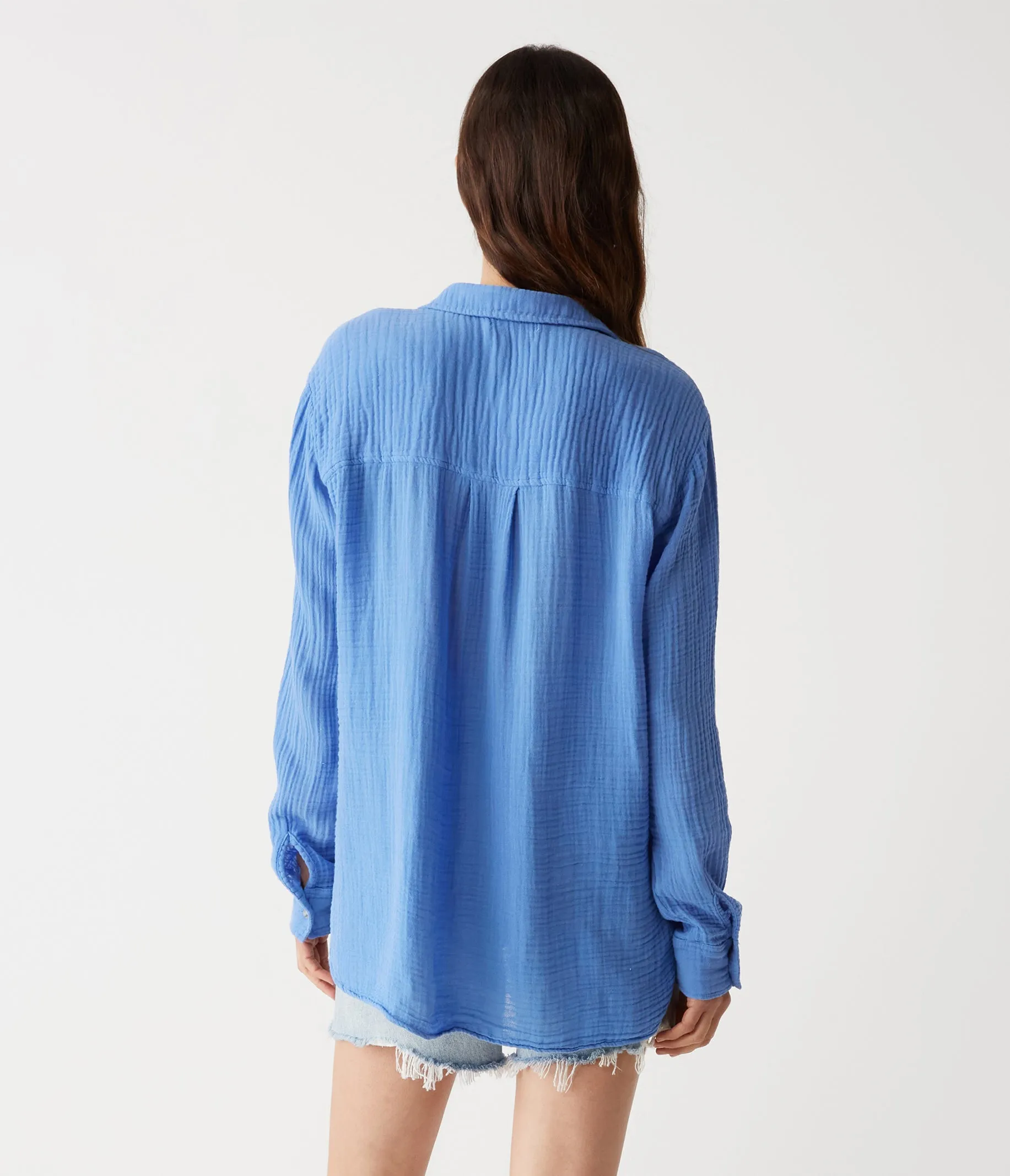 Leo Gauze Button Down Shirt