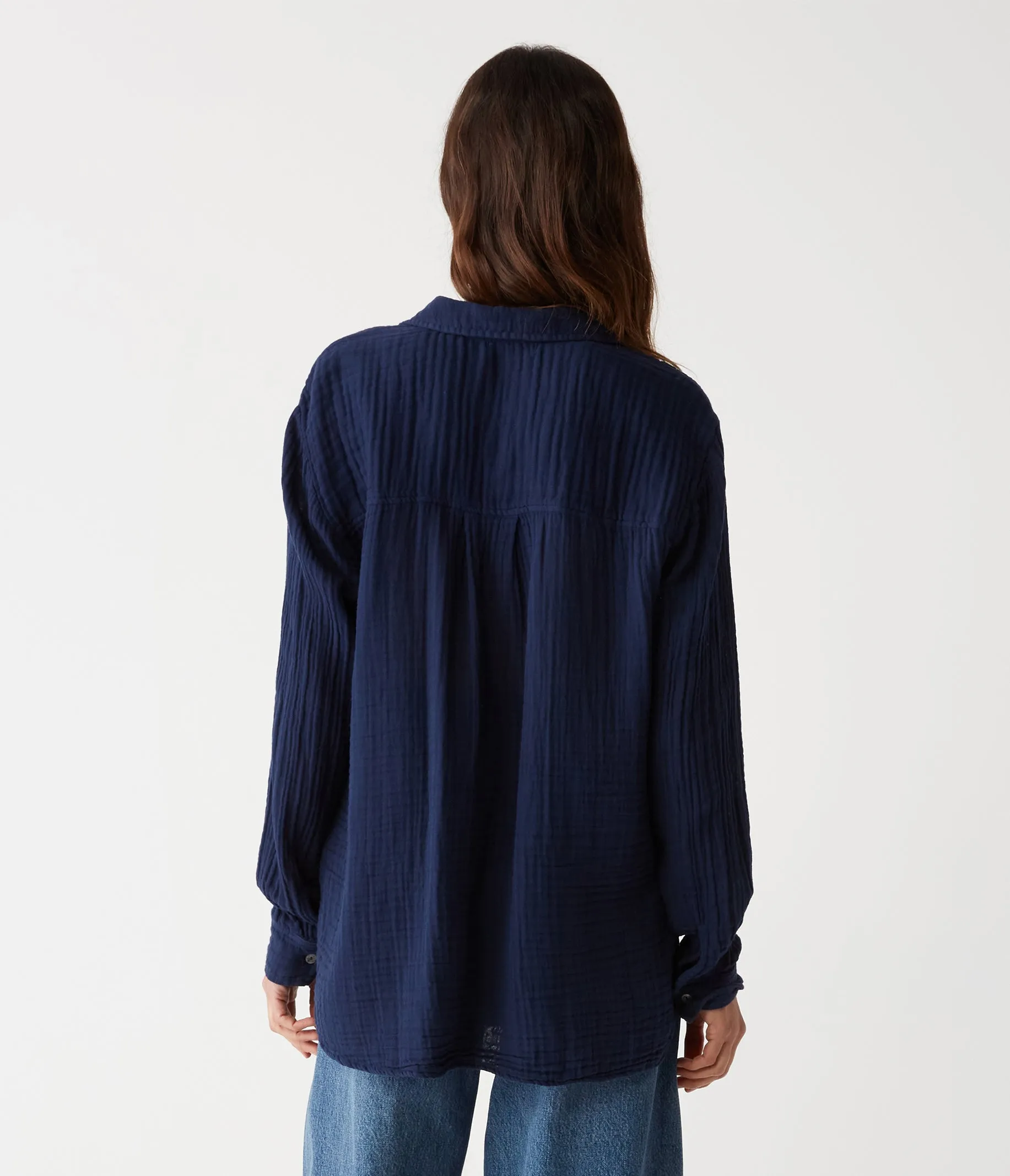 Leo Gauze Button Down Shirt