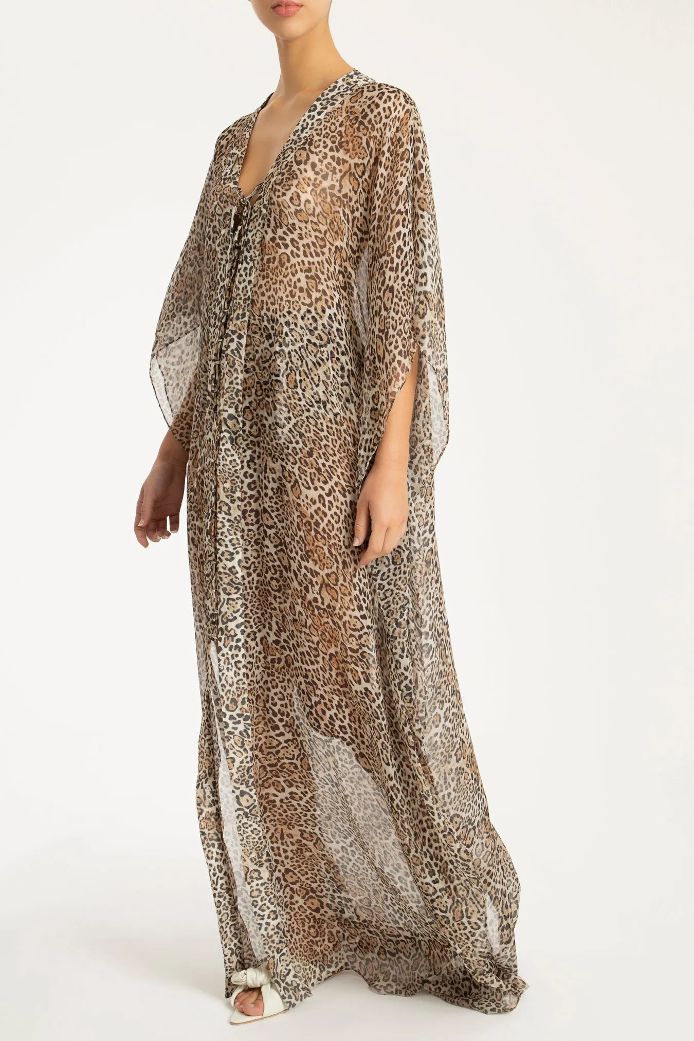 Leopard Long Kaftan
