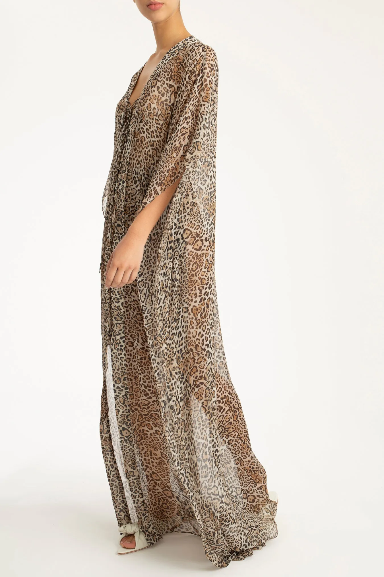 Leopard Long Kaftan