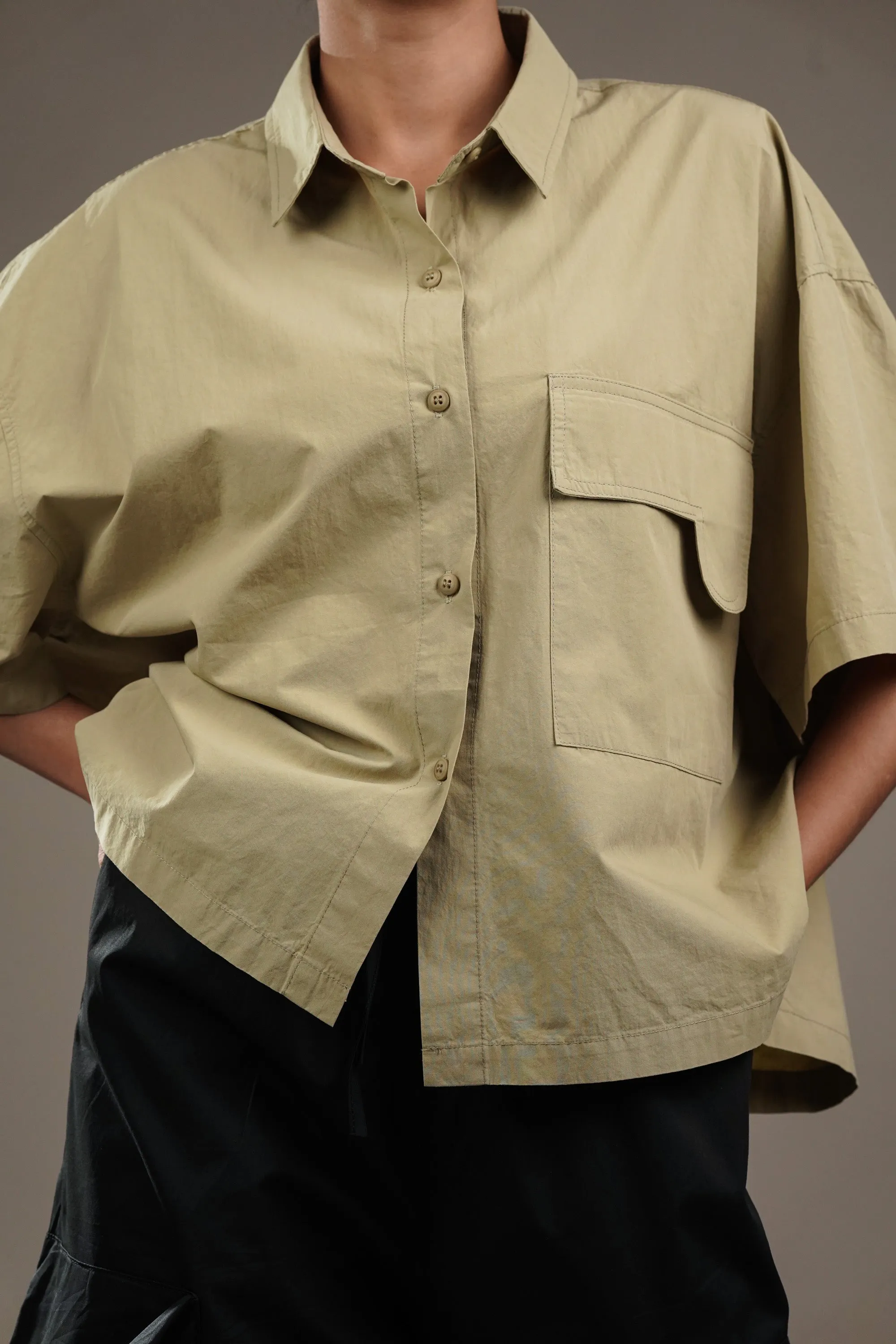 Lily Oversized Collared Shirt