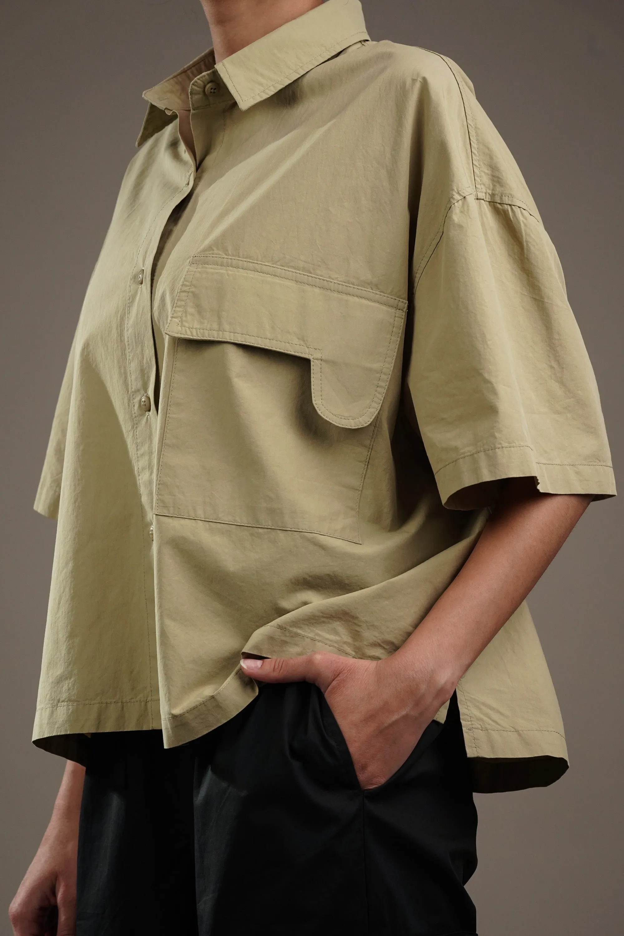 Lily Oversized Collared Shirt