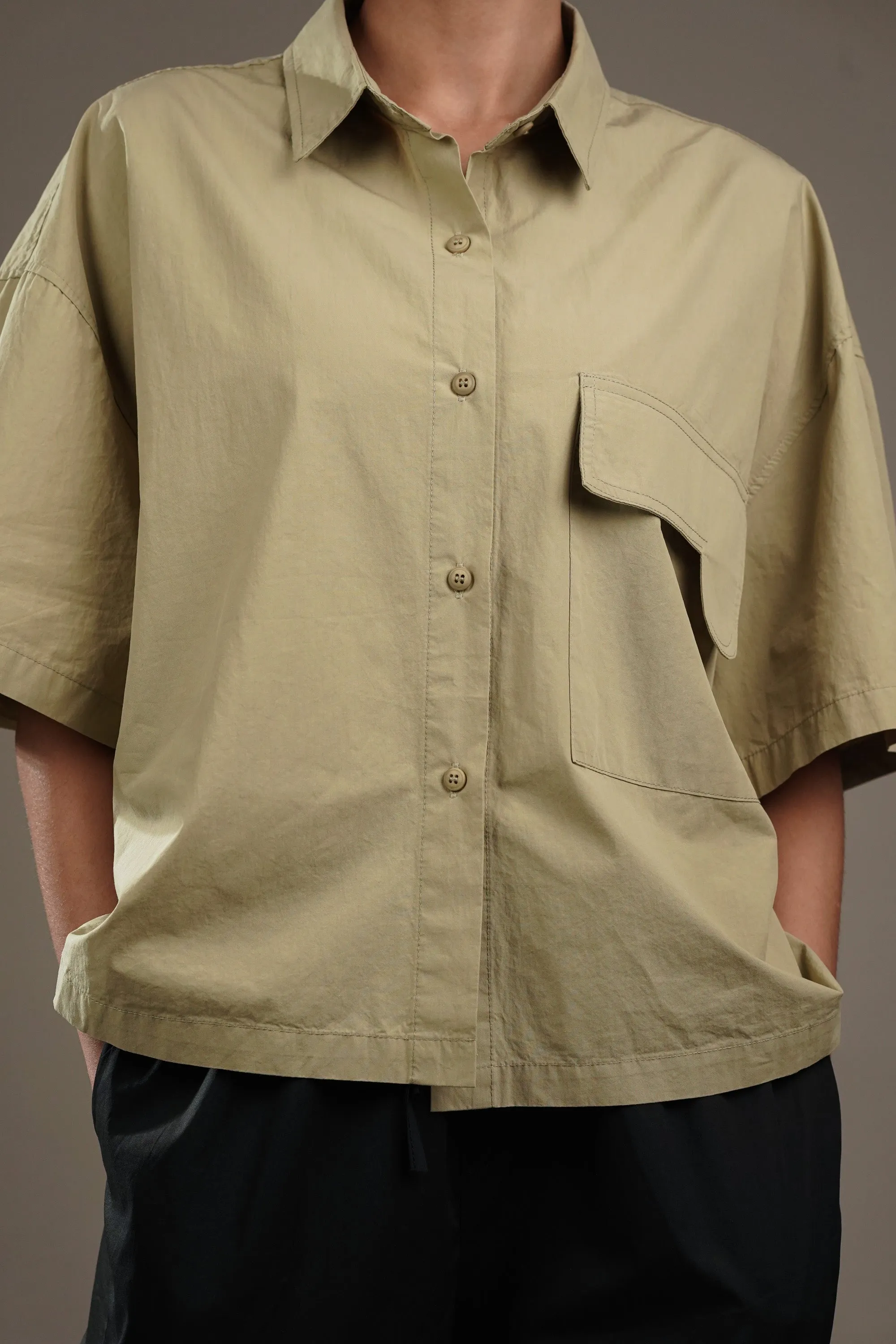 Lily Oversized Collared Shirt