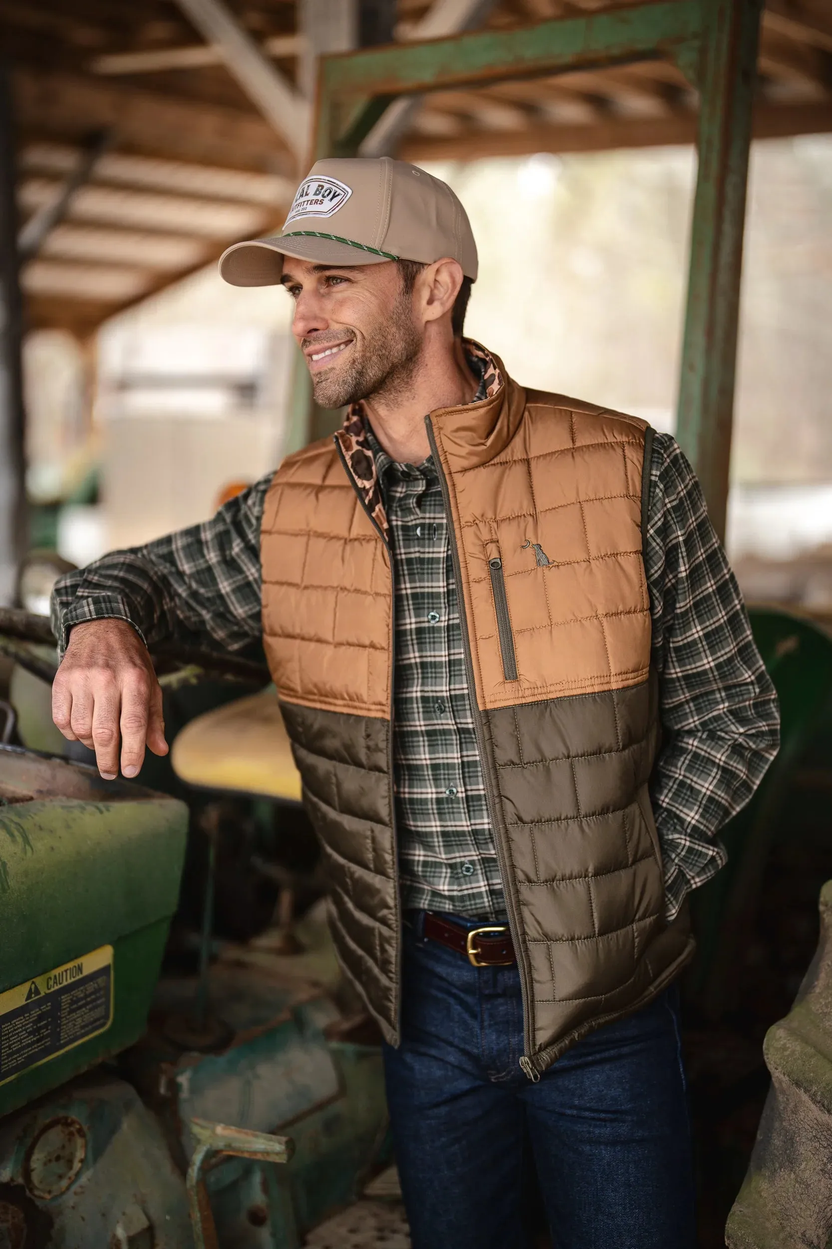 Local Boy Duck Down Reversible Vest
