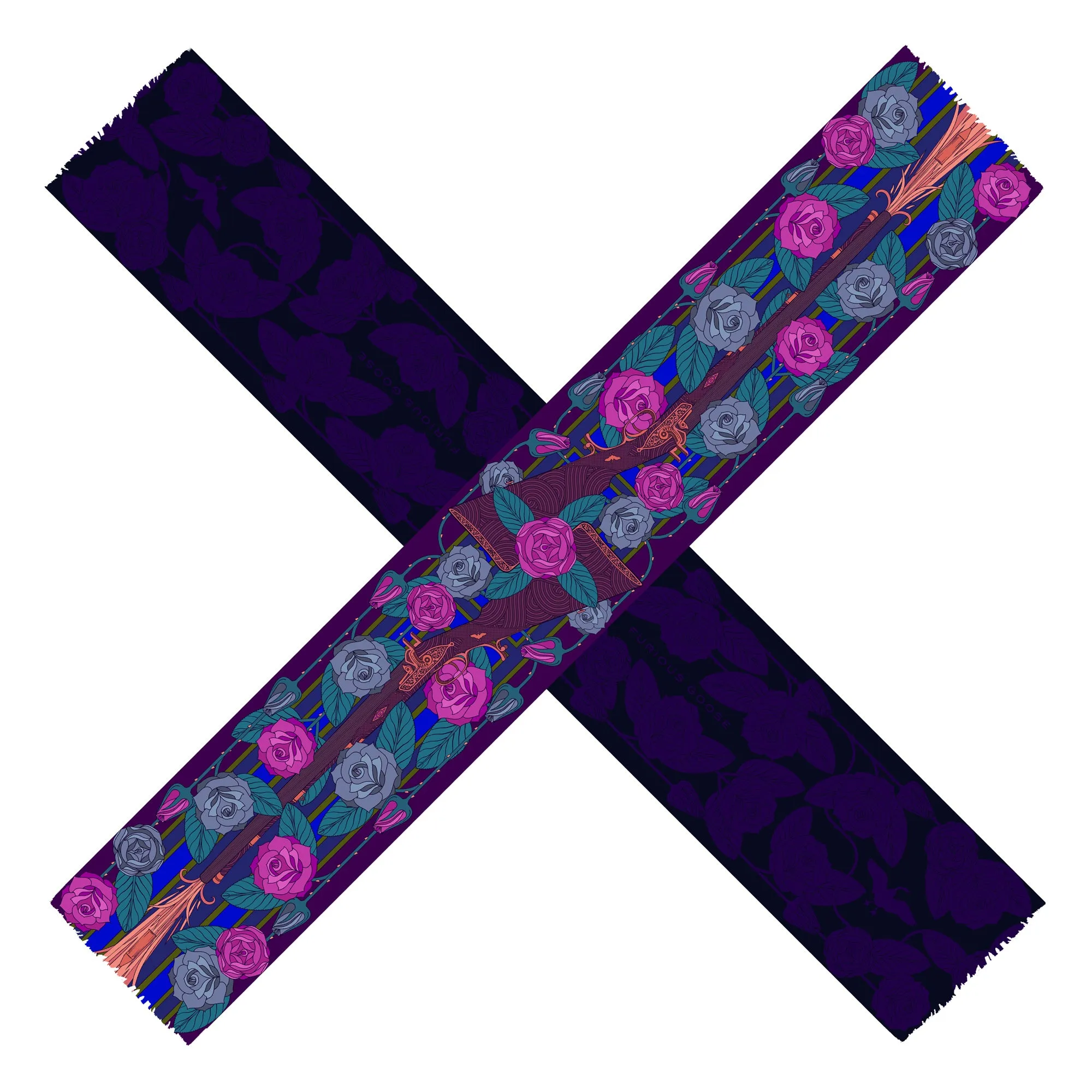 Maharaja's Rifle – Florence, Reversible Long Scarf