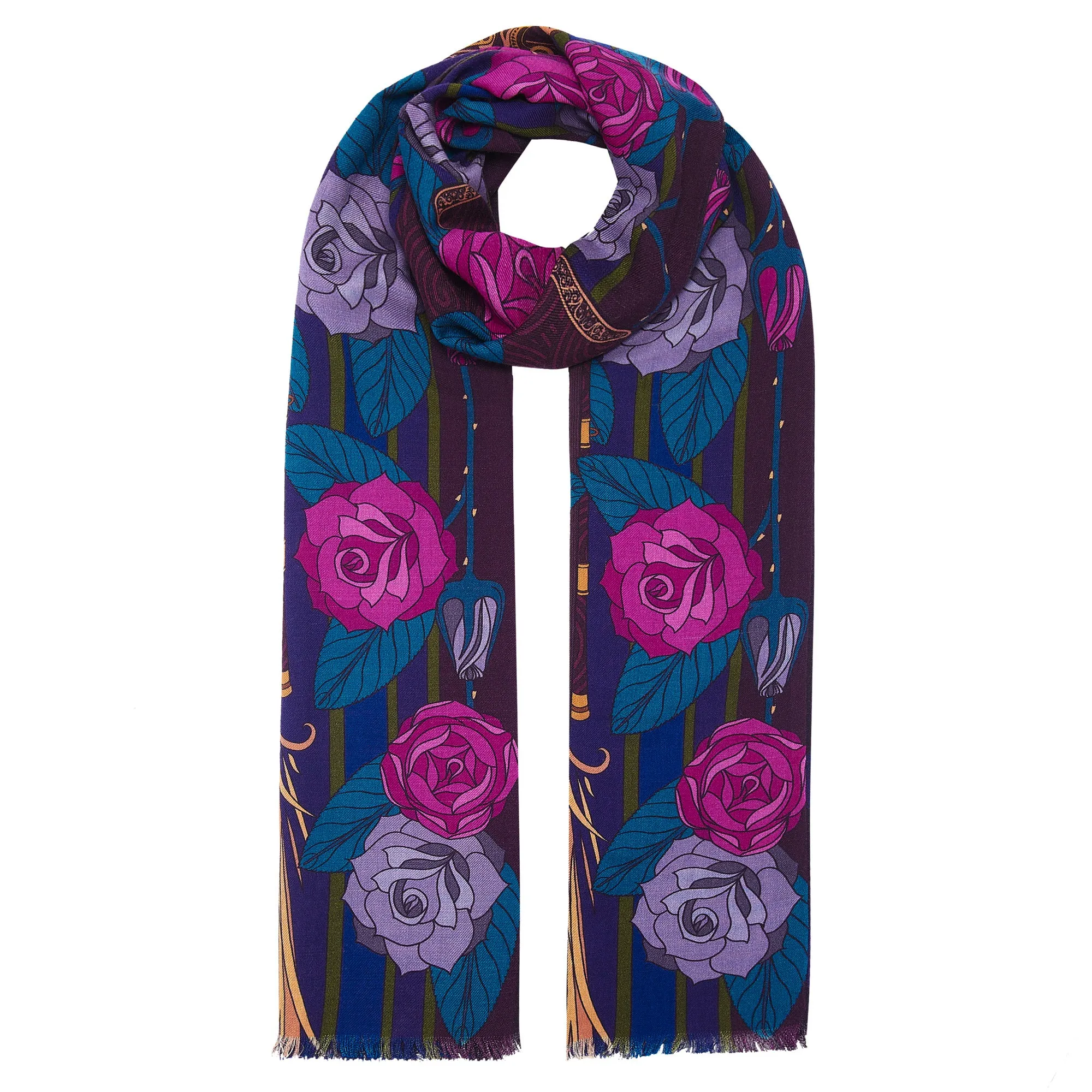 Maharaja's Rifle – Florence, Reversible Long Scarf