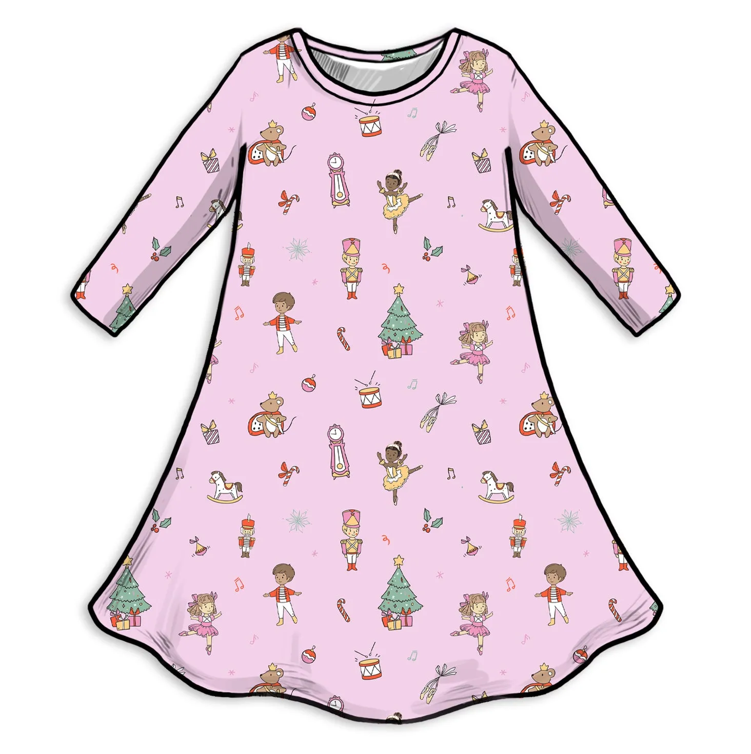 Matching Girls' 18" Doll Dress