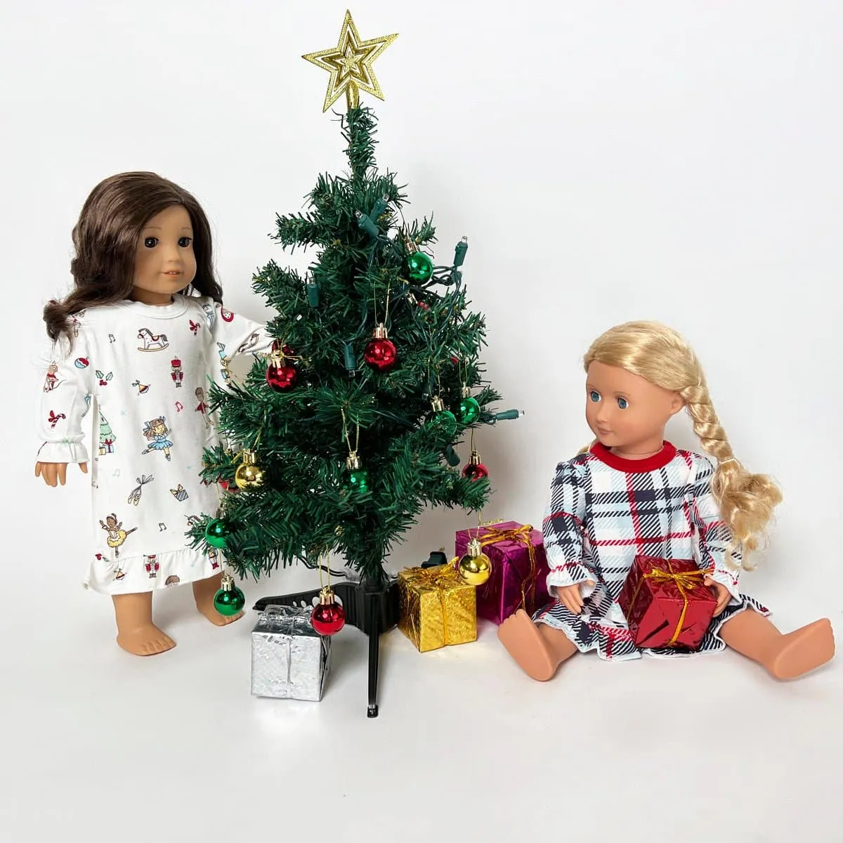 Matching Girls' 18" Doll Dress
