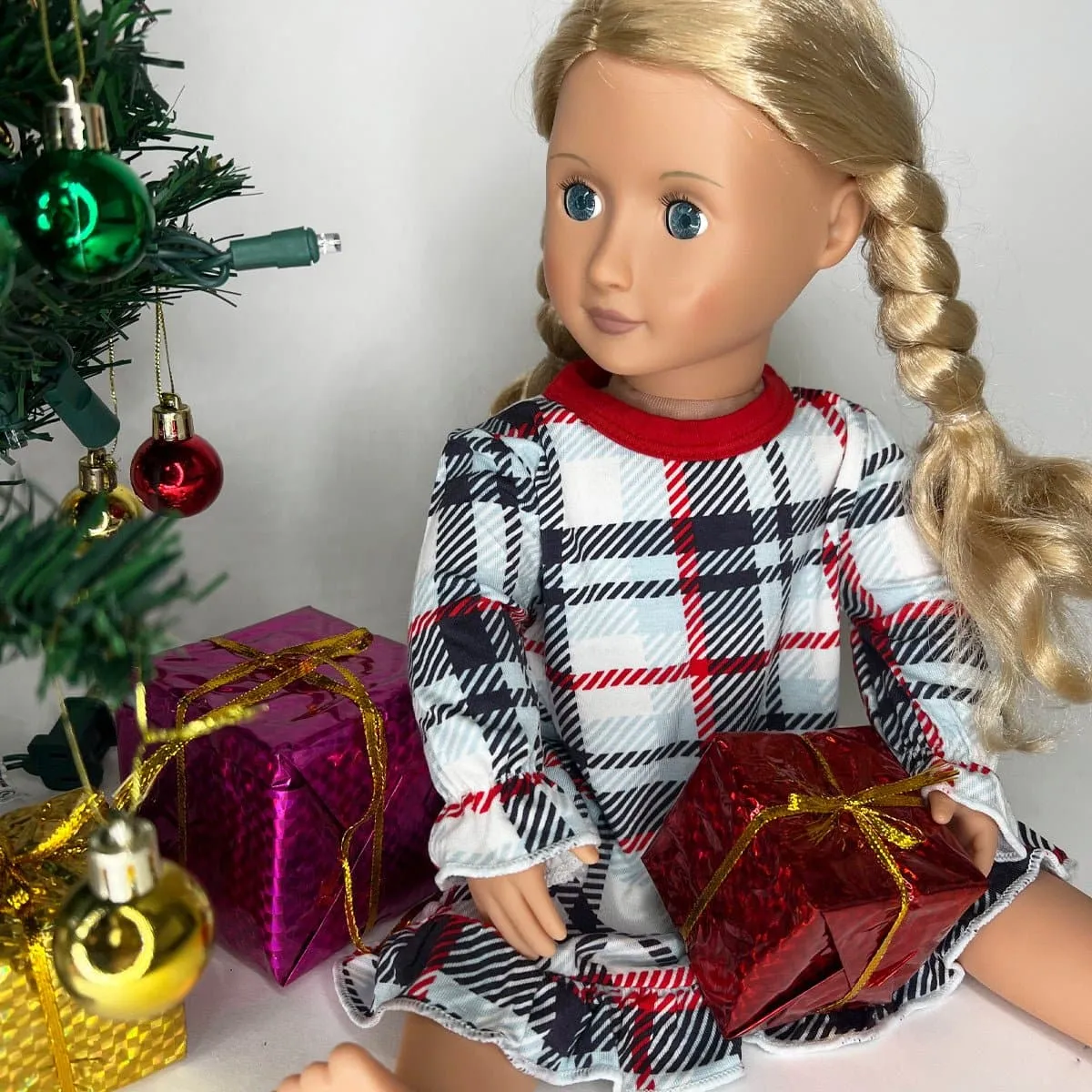 Matching Girls' 18" Doll Dress