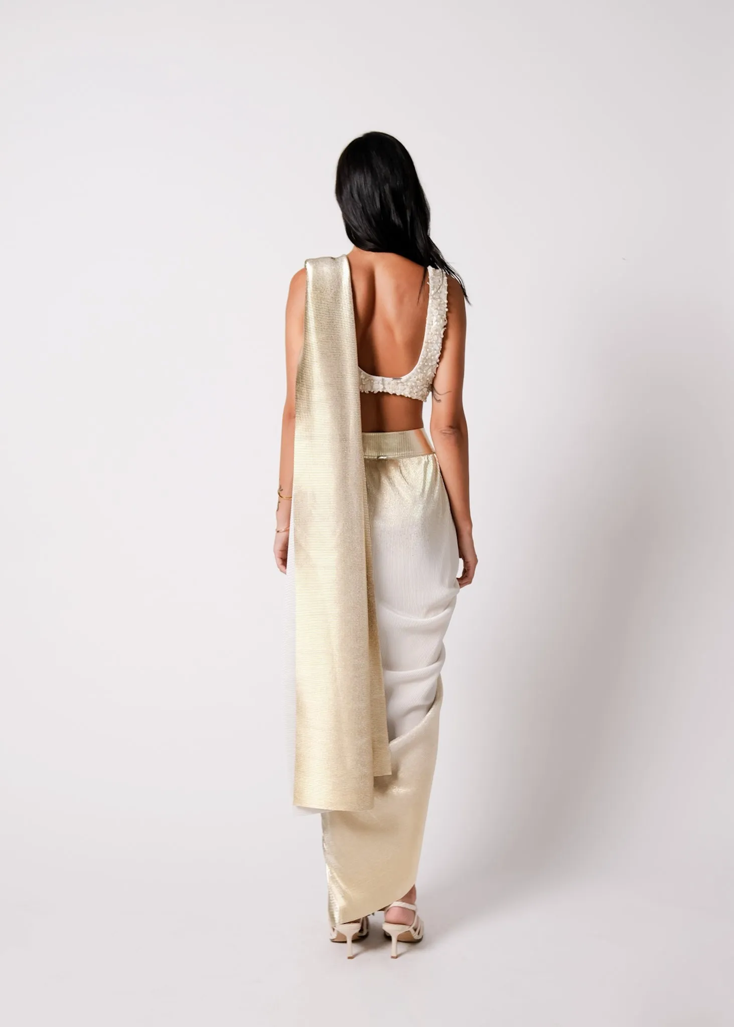 Maya Blouse With Midnight Sari