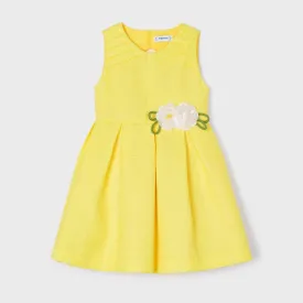 Mayoral Girl Ceremony Dress with a Flower
