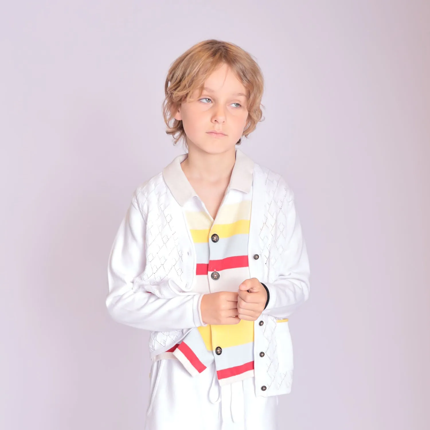 Meisjes wit vest