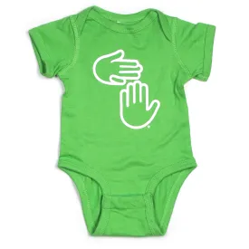Michigan Hands Onesie (Apple)