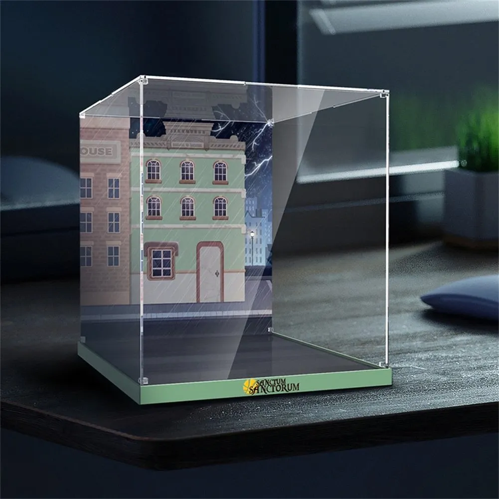 MOC NON  Acrylic Display Case for 76218 Dustproof Clear Display Case (Toy Bricks Set not Included）