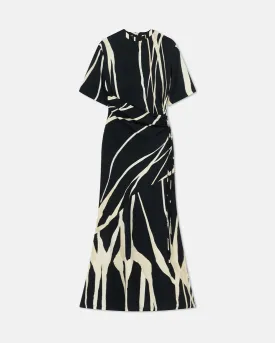 NW24PFBS20199 Brantley printed georgette midi dress