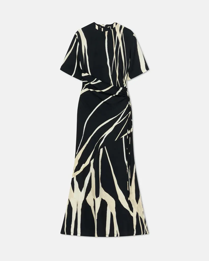 NW24PFBS20199 Brantley printed georgette midi dress
