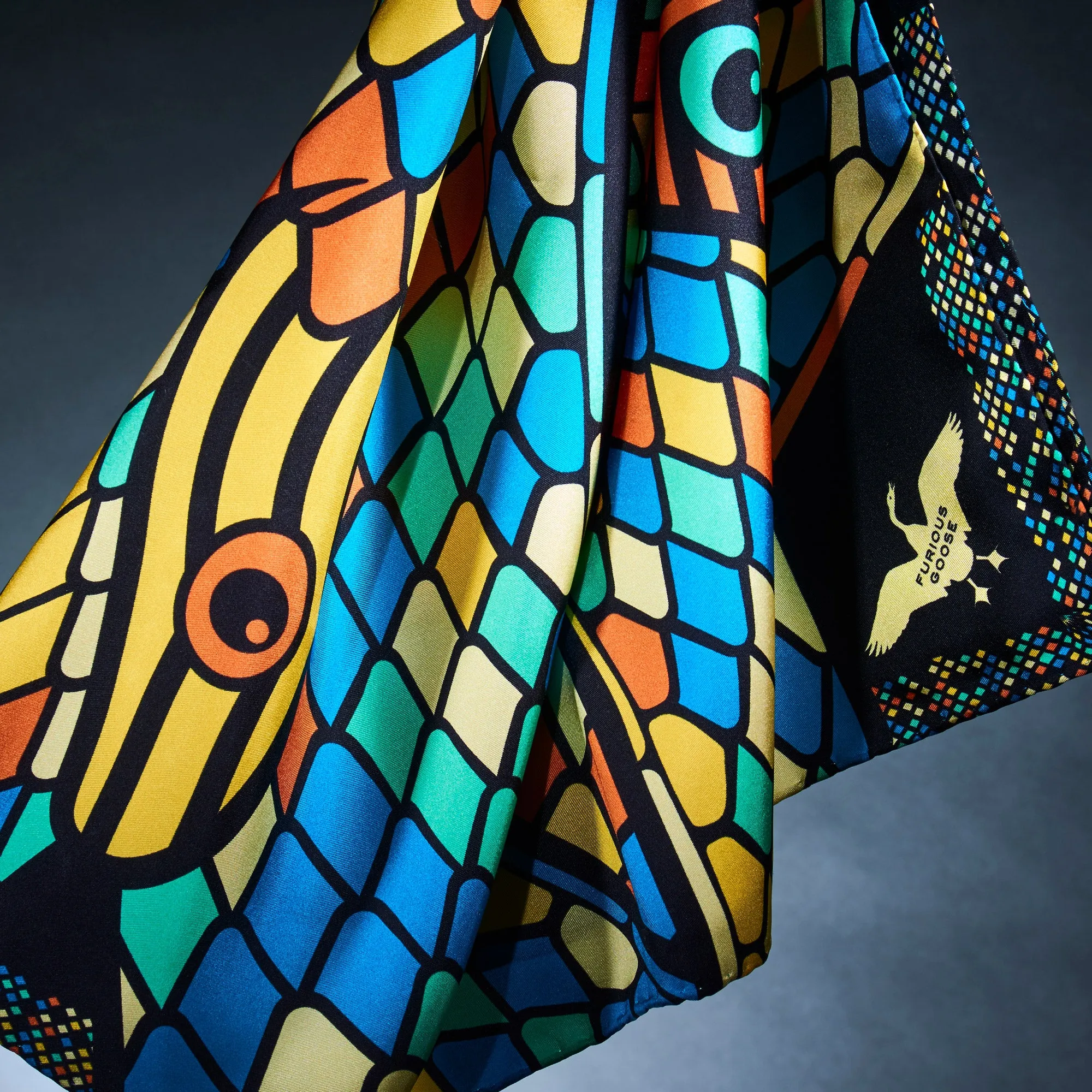 Ouroboros, Brighton – Large Silk Scarf
