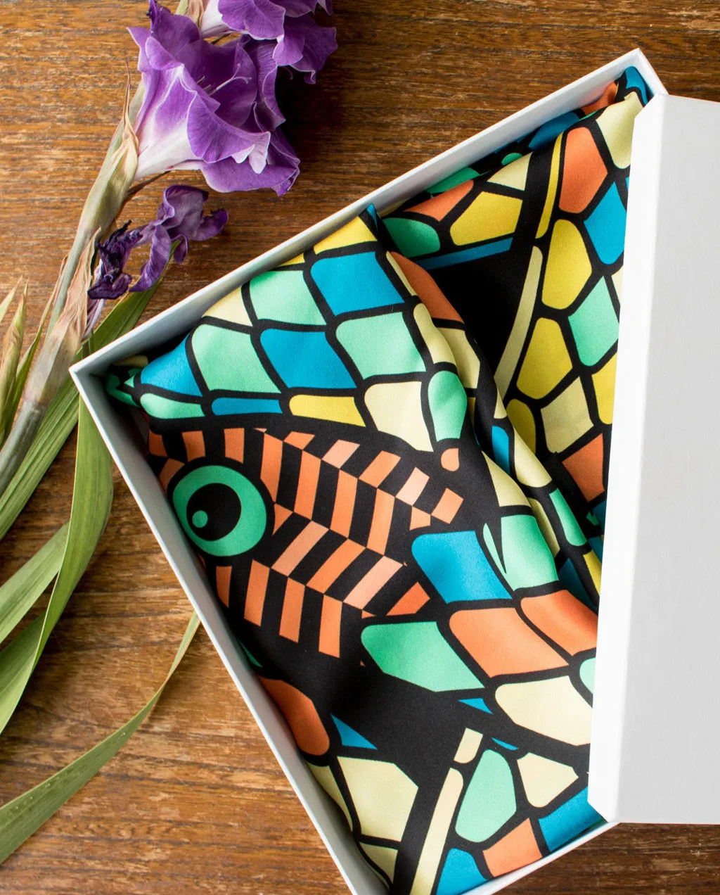 Ouroboros, Brighton – Large Silk Scarf