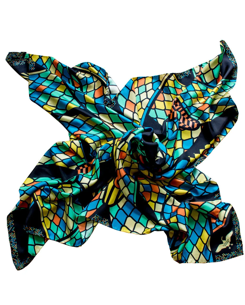 Ouroboros, Brighton – Large Silk Scarf