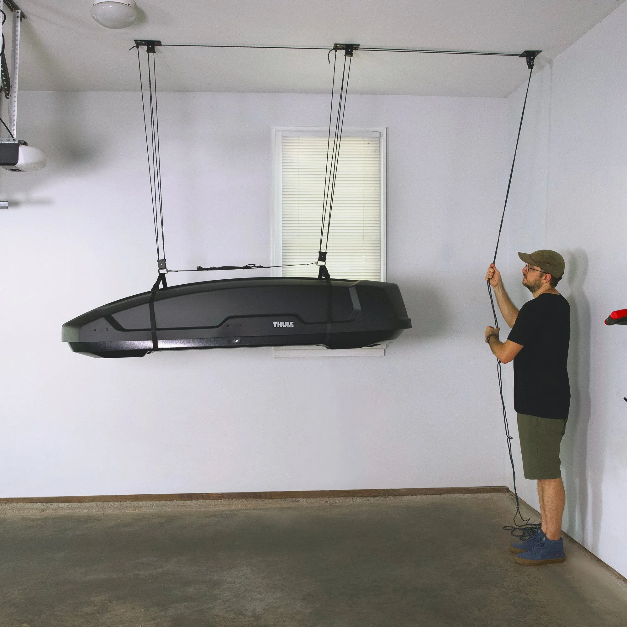 OUTLET | Elite Heavy Duty Cargo Box Hoist Garage Ceiling Storage Hoist | Holds up to 150 lbs