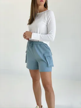 Own Leisure Scuba Shorts - Blue Grey